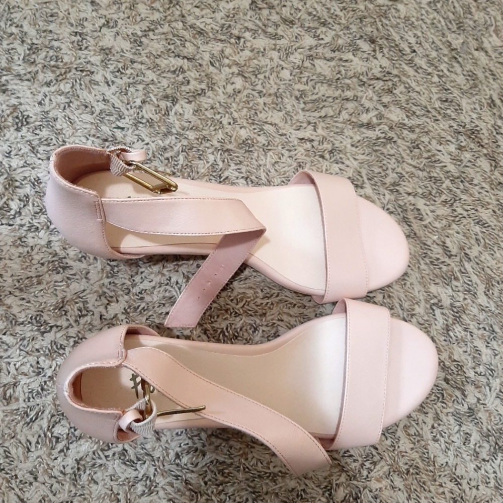 Baby Pink, Size 10, Strappy heel